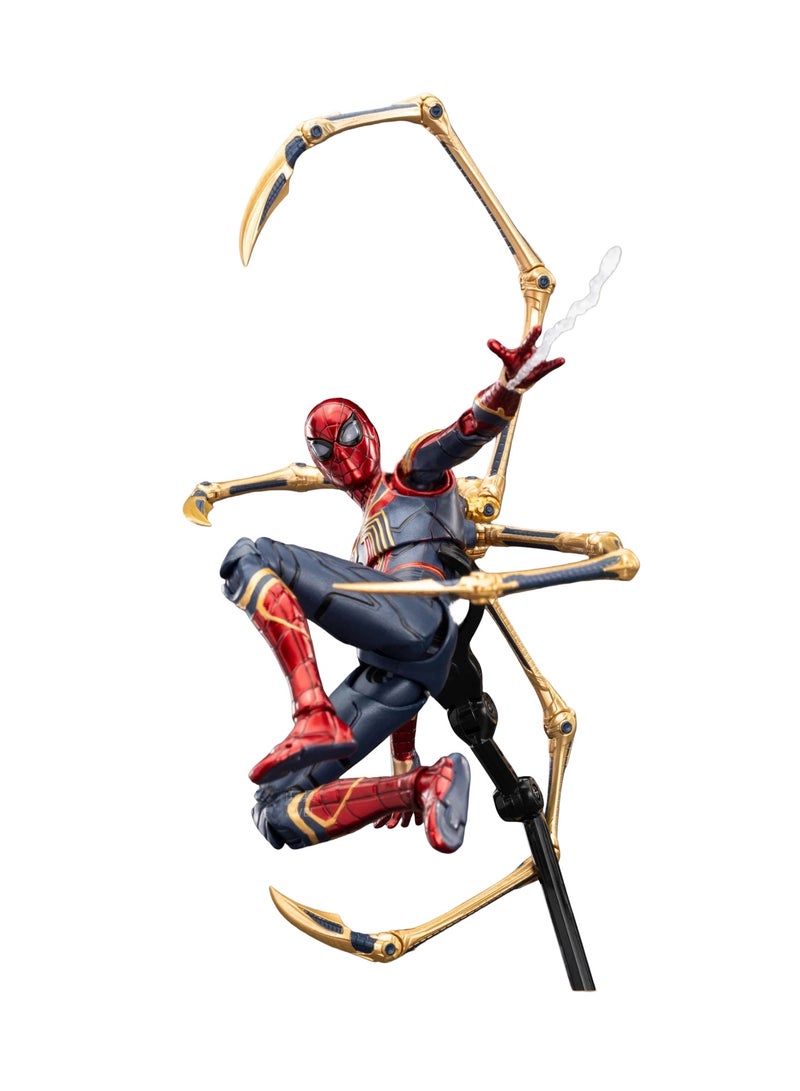 AVENGERS Iron Spider Action Figure Full Set, Avengers Infinity War Spider Man with Mechanical Spider Legs, Stand & Extra Accessories Gift Box - Image 2