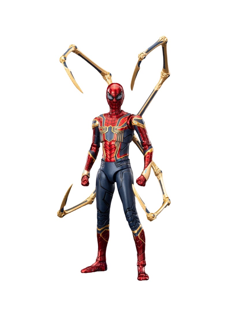 AVENGERS Iron Spider Action Figure Full Set, Avengers Infinity War Spider Man with Mechanical Spider Legs, Stand & Extra Accessories Gift Box - Image 3