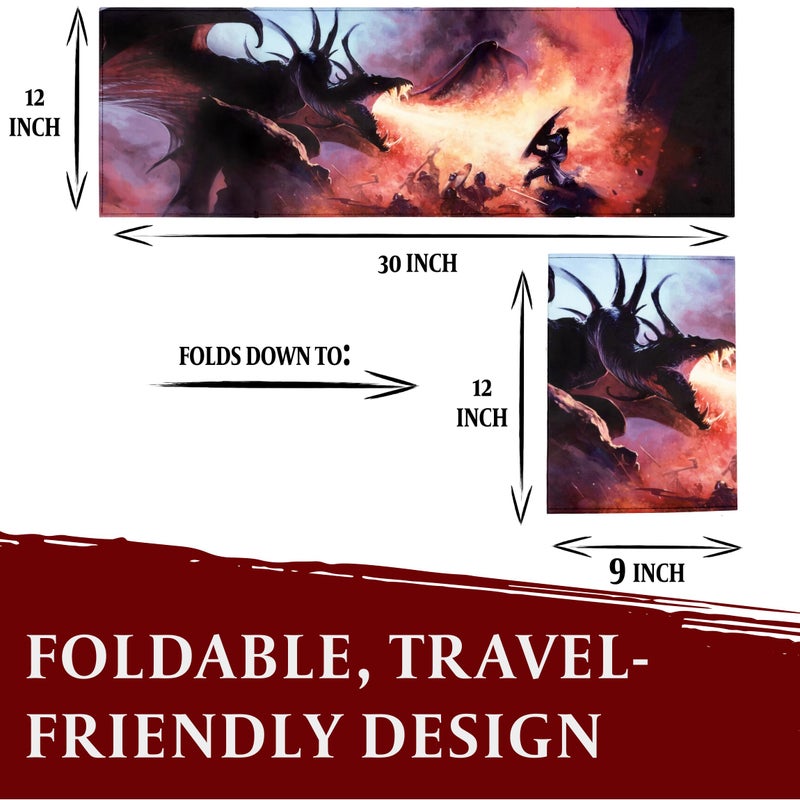 lynx DND DM Screen 5e - D&D Dungeon Master Screen Full Color Print with Customizable Inserts - Dungeons and Dragons GM / Game Master Accessories Gift for Man or Woman. Hide Your Dice Rolls, Maps & Books. - Image 4