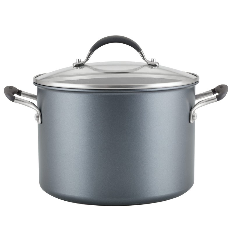 Circulon A1 Series with ScratchDefense Technology Nonstick Induction Stockpot with Lid, 8 Quart, Graphite - Image 1