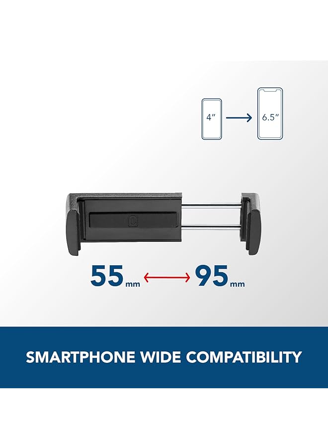 سيلولار لاين حامل سبين لفتحات التهوية في السيارة باللون الأسود - Image 4