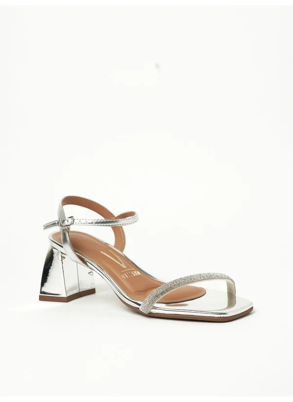 VIZZANO Vizzano Ladies Party Sandals Silver | Made In Brazil