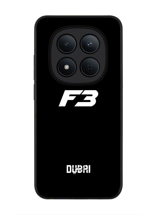 Stylizedd For Xiaomi Redmi Note 15 Pro 5G Case,Slim fit Camera Protection, Shockproof Thin Phone cover  -  Faz3 Dubai Black - Image 1