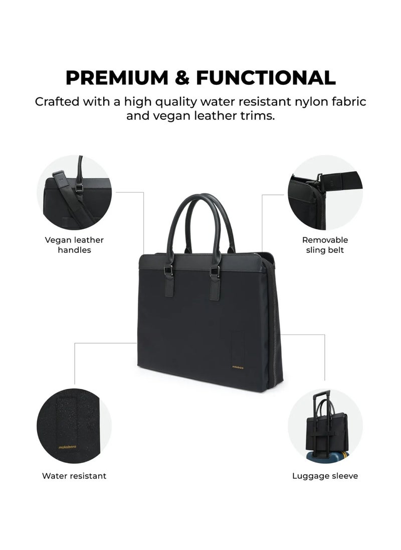 Mokobara MOKOBARA The Briefcase Pro - 15.6" Laptop Messenger Bag for Men & Women (Crypto)  - Image 4