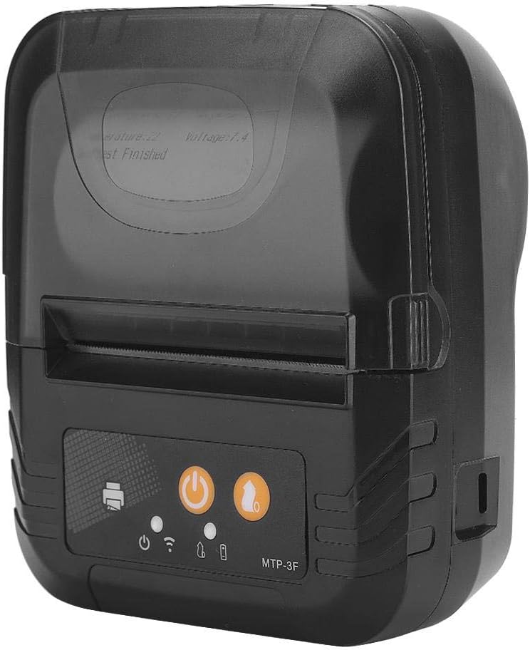 كلاراكو طابعة ملصقات الشحن، آلة طباعة سريعة وعالية السرعة، طابعة ملصقات محمولة لإيصالات الوجبات الجاهزة، لوضع العلامات والملفات والبريد (الترجمة) - Image 3