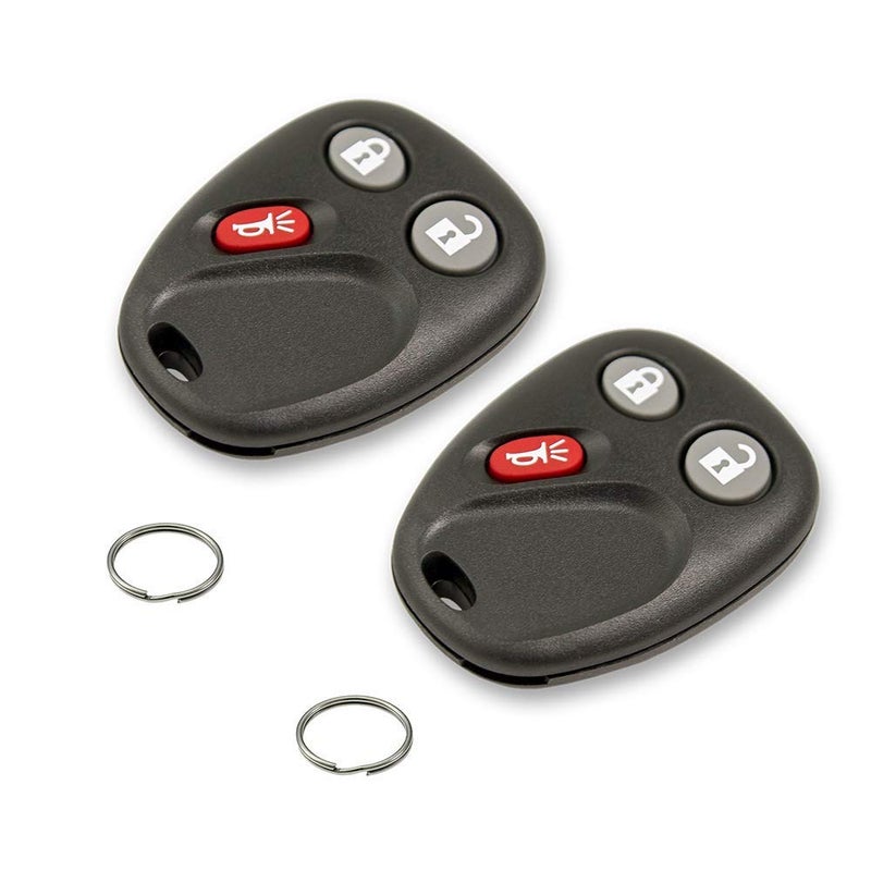 Keyless2Go Replacement for Keyless Entry Car Key Vehicles That Use 3 Button LHJ011-2 Pack - Image 2