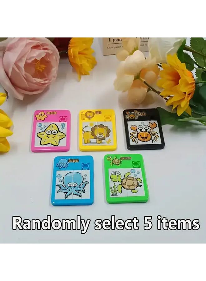 Animal Sliding Puzzle 16 Grid Maze Toy Colorful Cartoon Jigsaw Educational Game - Image 1