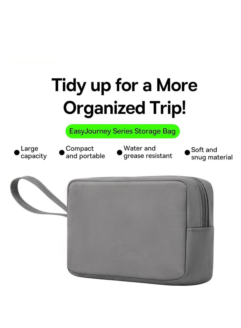 FOXES Travel Series Storage Bag with Large Capacity, Water and Grease Resistant Foxes F20 Bag Compact & Portable Travel Bag - Grey - Image 3