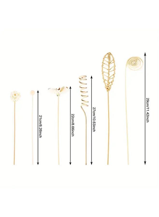 نموذج 01 عطر قضبان القصب المعطرة بلحاء الشجرة الاصطناعية ديكور طاولة عطر المنزل - Image 3