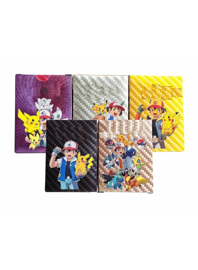 Pokemon Cards 25 Pcs Playing Card, Gold, Rose, Silver, Black & Rainbow, 5Pc Each Playing Cards (Multicolor) 125 pcs