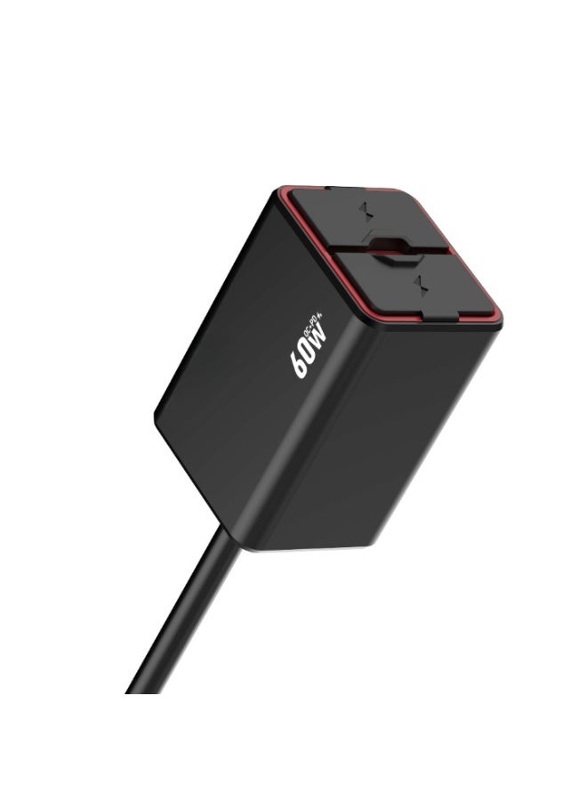 ريبنيو منفذ شحن USB للدراجات النارية 30 وات USB-A 30 وات USB-C شحن سريع سلكي يستمد الطاقة من البطارية، شاحن سيارة للدراجات النارية، تصميم مقاوم للماء - Image 3