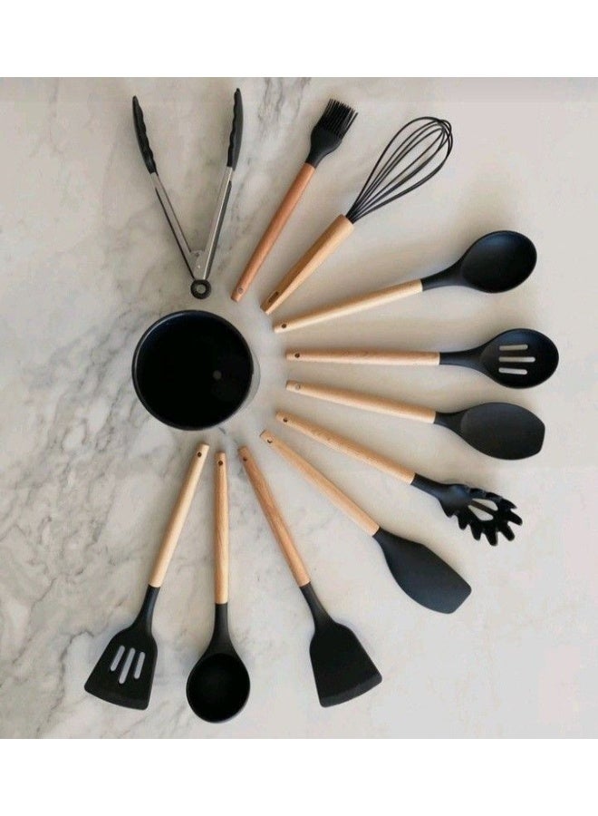 كيتشين سيت طقم توزيع السيليكون المتكامل للمطبخ – سيليكون حراري آمن وصحي، أدوات طهي عالية الجودة مقاومة للحرارة بتصميم أنيق وعصري يجعل الأناقة تبدأ من مطبخك - Image 1