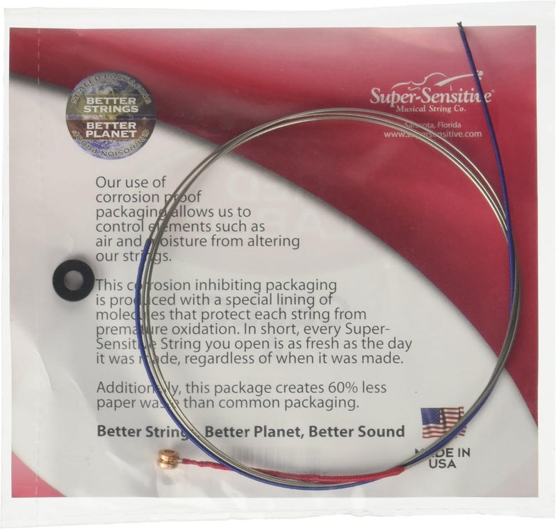 Super Sensitive Red Label 6115 Cello A String, 3/4 - Image 2