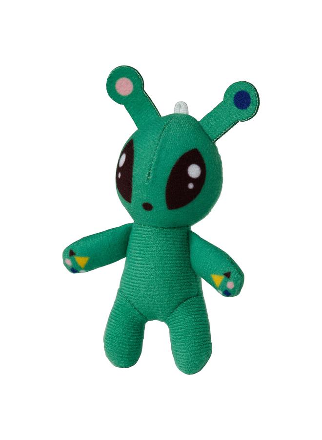 Soft toy, mini-alien/green, 10 cm - Image 1