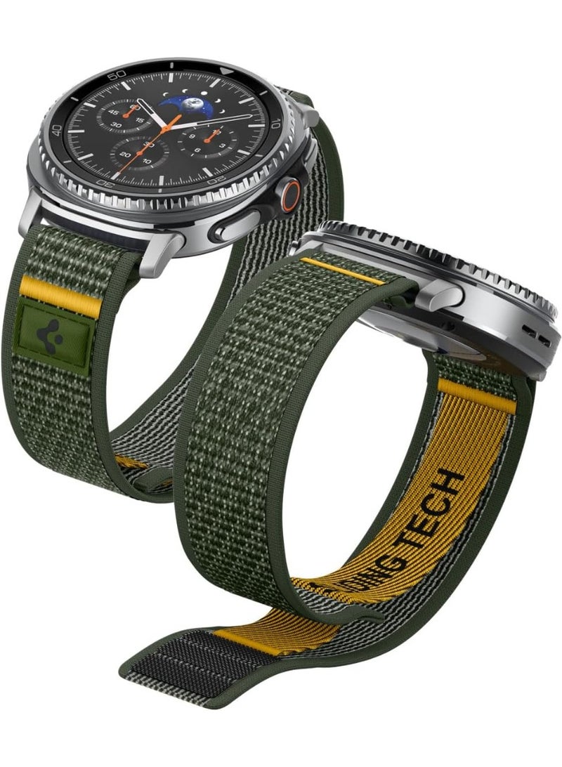 Spigen Athlex Air for Galaxy Watch 8 Band compatible with Samsung Galaxy Watch 8 Classic 46mm, Galaxy Watch8 44/40mm Adjustable Loop Band Strap - Active Green - Image 1