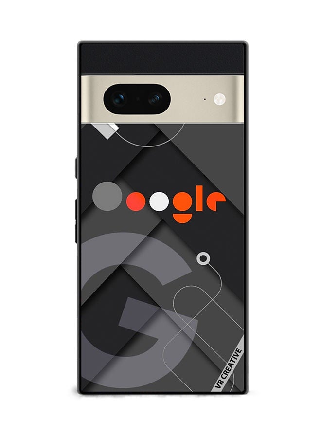 VR CREATIVE غطاء حماية لجهاز جوجل بيكسل 7 تصميم جوجل متعدد الألوان - Image 1