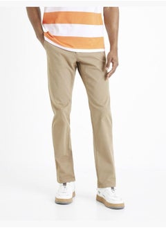 Celio Celio Casual Straight Pants - Beige  - Image 2