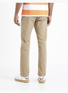 Celio Celio Casual Straight Pants - Beige  - Image 3
