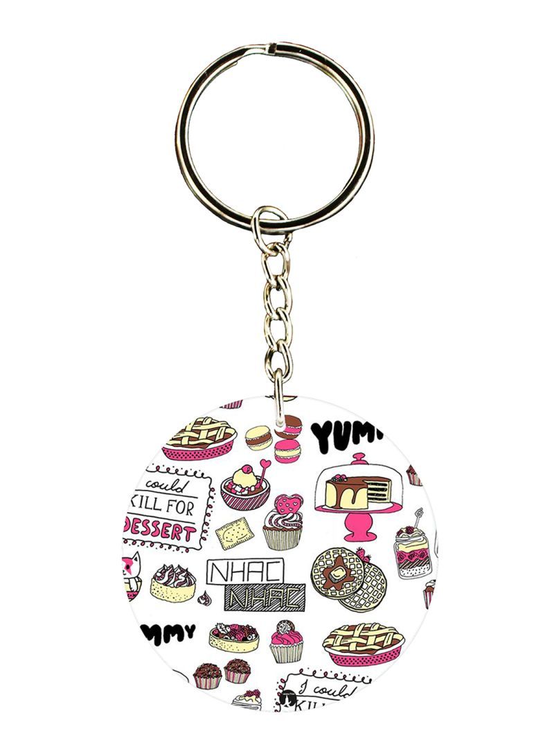 RKN Food Printed Keychain