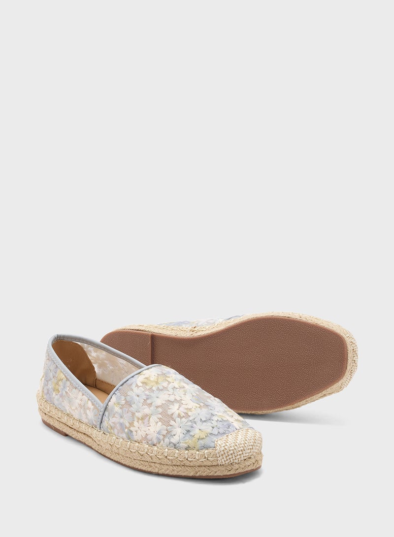 ELLA Floral Mesh Espadrille - Image 3