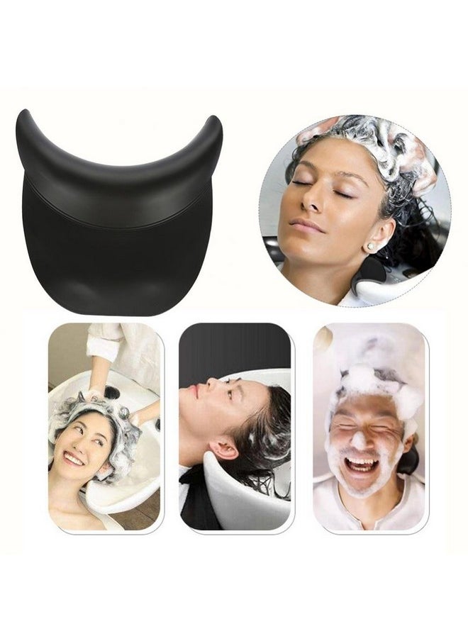 Semme Soft Silicone Shampoo Bowl Neck Rest,Neck Rest For Sink Hair Washing,Silicone Shampoo Neck Head Rest Cushion, Soft Hairdressing Backwash Bowl Hair Washing Sink  - Image 5