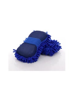 Coralblue Car Towel Microfiber Cleaning Cloth - 3 Towel with Washing Sponge- Multipurpose  Towel for Washing Drying Dusting  - Image 5