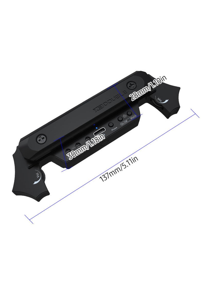 Double DOUBLE X2 Wireless Pickup for 80-120mm Sound-hole Acoustic Guitar, Black - Image 3
