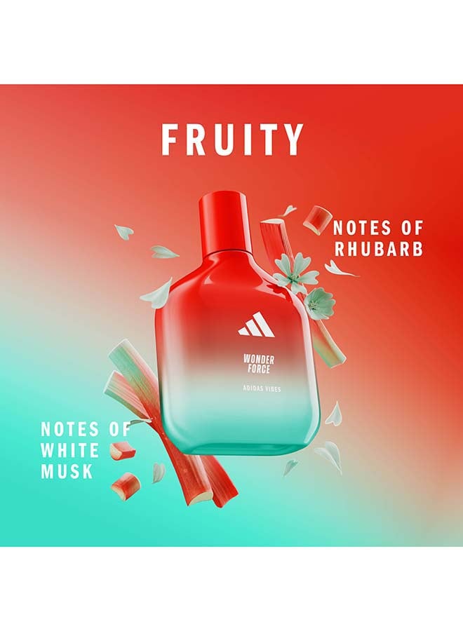 Adidas Vibes Wonder Force Eau de Parfum 100ml - Image 3