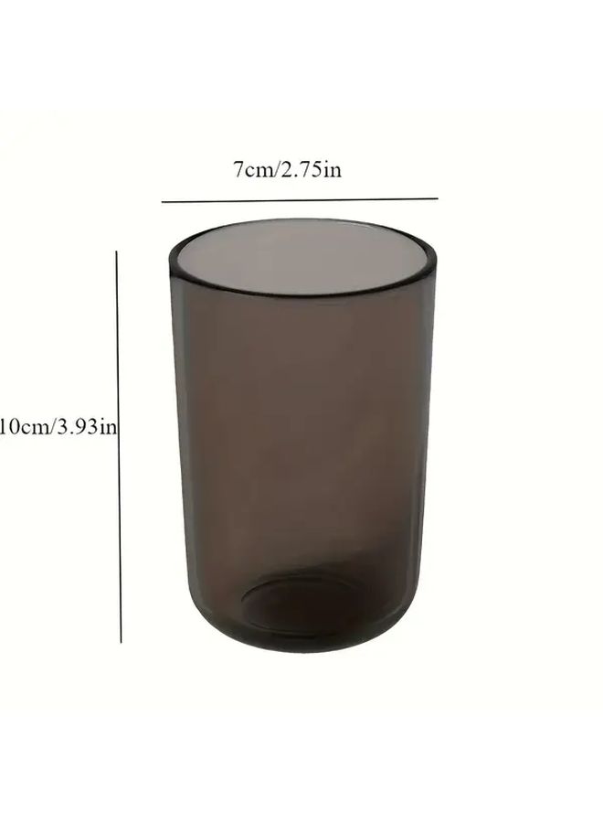 Random Color Transparent Plastic Mouthwash Cups 2 Pack Modern Light Luxury Style - Image 3