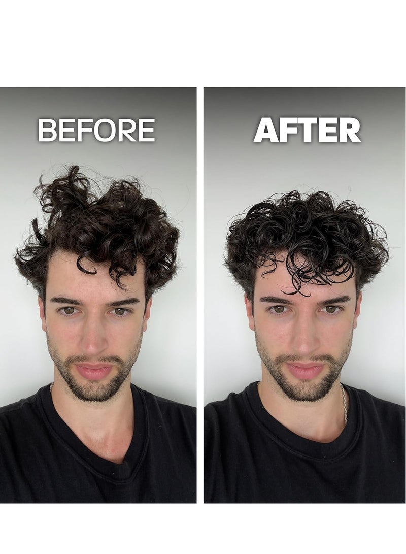 BASED BODYWORKS Leave-In Conditioner, Instant Frizz Control, Hydrates & Nourishes Hair, Premium Leave-In Conditioner for Men, Healthy Frizz-Free Hair in Minutes (6.8oz Pack of 1) - Image 3