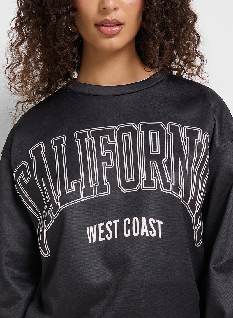 Ginger Oversize Graphic Sweatshirt  - Image 3