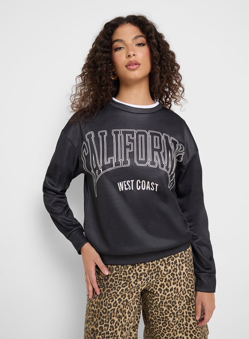 Ginger Oversize Graphic Sweatshirt  - Image 1