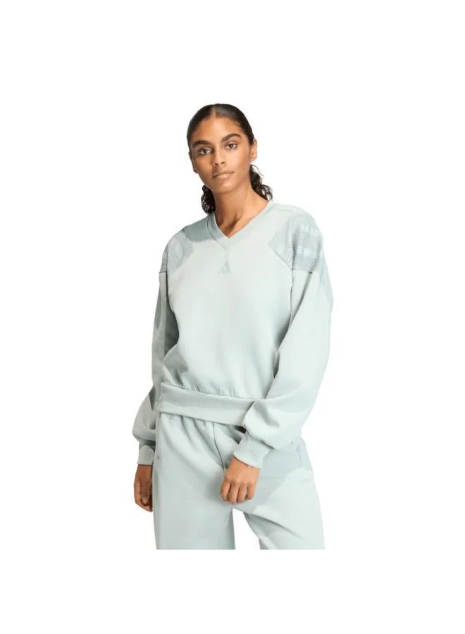 اديداس سويت شيرت FUTURE ICONS مزين بالخطوط الثلاثة