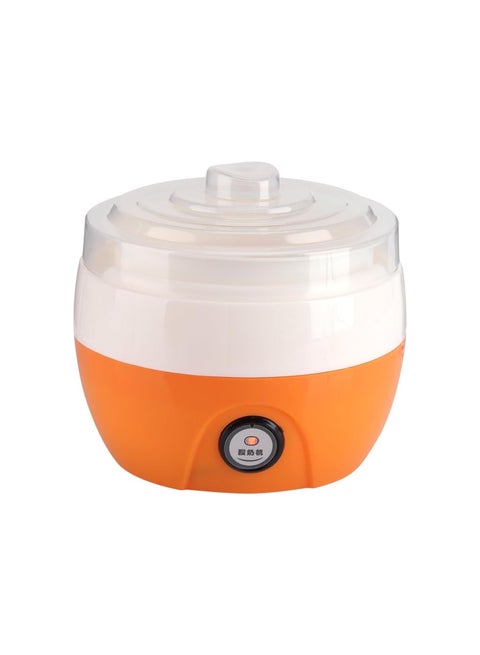 Electronic Yogurt Maker, Automatic Yogurt Maker Machine 1L Yoghurt DIY Tool Plastic Container for Home Use(Orange)