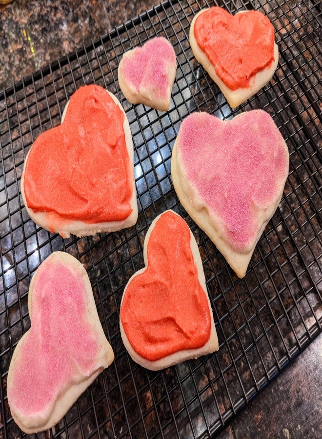 Maykito Heart Cookie Cutter Set-6 Pieces in Gratuated Size-Stainless Steel - Image 3