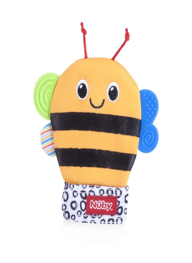 Nuby Happy Handimals Teething Mitten- Bee - Image 1