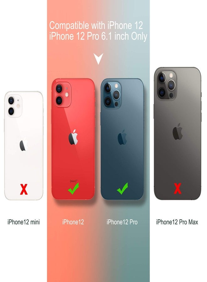 ULAK Compatible with iPhone 12 Case Clear Glitter, iPhone 12 Pro Cover Sparkle Bling Soft TPU Women Girls Shockproof Protective Phone Case Designed for iPhone 12 & iPhone 12 Pro 6.1 inch, Transparent - Image 2