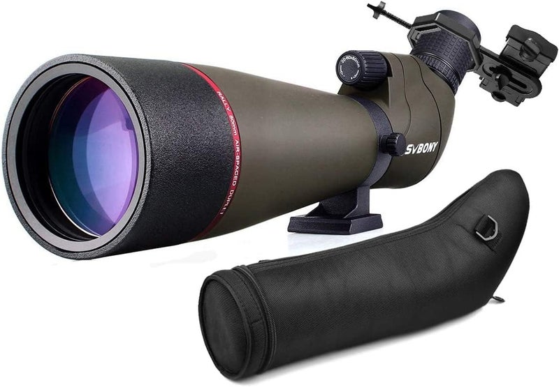 SVBONY SV13 2060x80 HD Spotting Scope BAK4 Prism Angled Spotter Scope with Tripod Carrying Bag and Phone Adapter IPX7 Waterproof Scope for Wildlife Observation Bird Watching Digiscoping - Image 2
