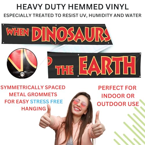 Chillkat When Dinosaurs Ruled the Earth Banner (2"x20") - Image 5