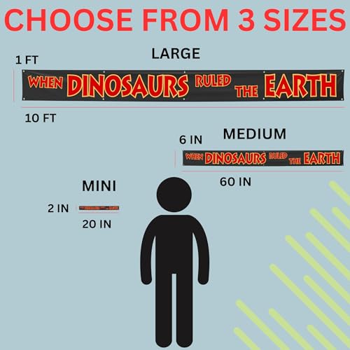 Chillkat When Dinosaurs Ruled the Earth Banner (2"x20") - Image 4