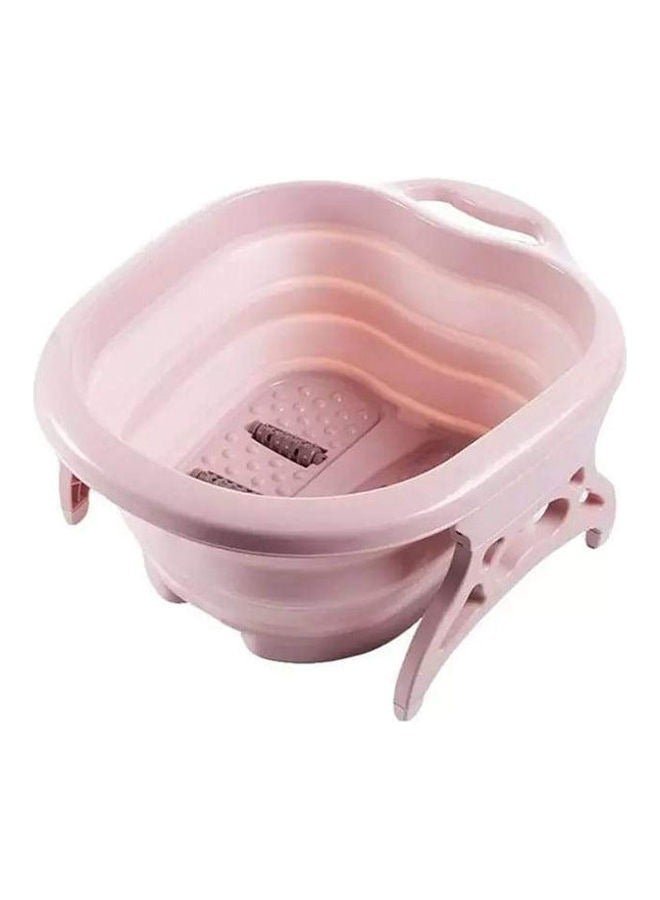 Foldable Silicon Foot Bath Tub Pedicure And Foot Bathtub with Massage Rollers and handle for Home, Multifunction Foot Massage Bucket for Soaking Feet, Foot Spa - Image 1
