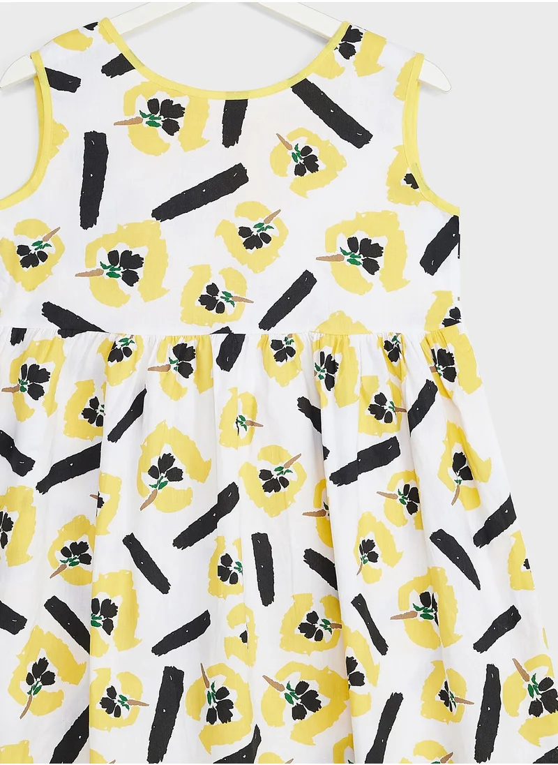 Pinata Girls Floral Printed Sleeveless Dress