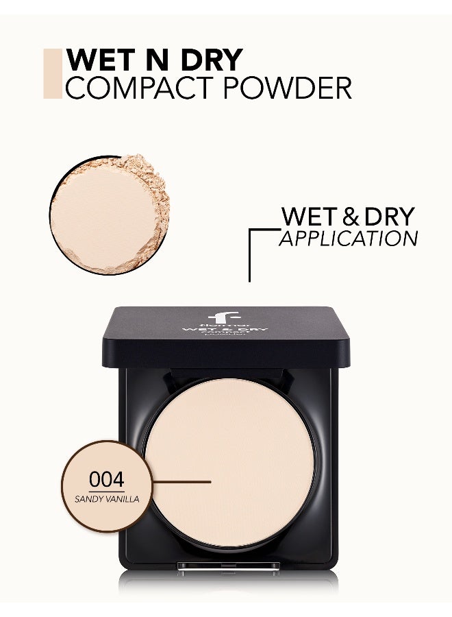 flormar NP Wet & Dry Compact Powder - 004 Sandy Vanilla - Image 5