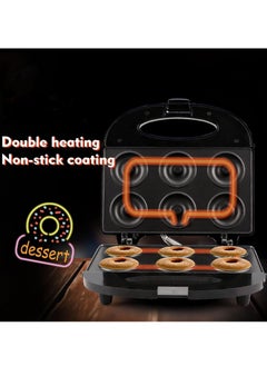 JAMAKY Italy Donut maker with Italian technology, 1000 watt device designed for home use with fixed donut plates, non-stick color, white, model JMK 2008  - Image 4