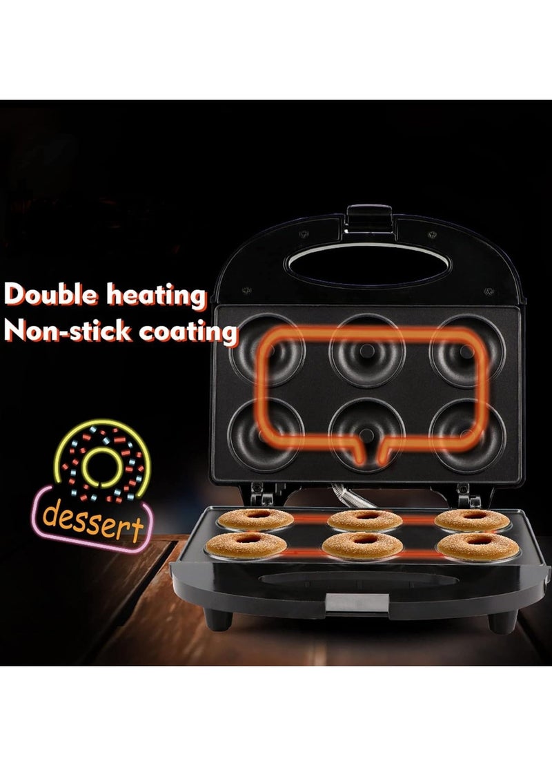 JAMAKY Italy - Donut maker with Italian technology, 1000 watt device designed for home use with fixed donut plates, non-stick color, white, model JMK 2008 - Image 1