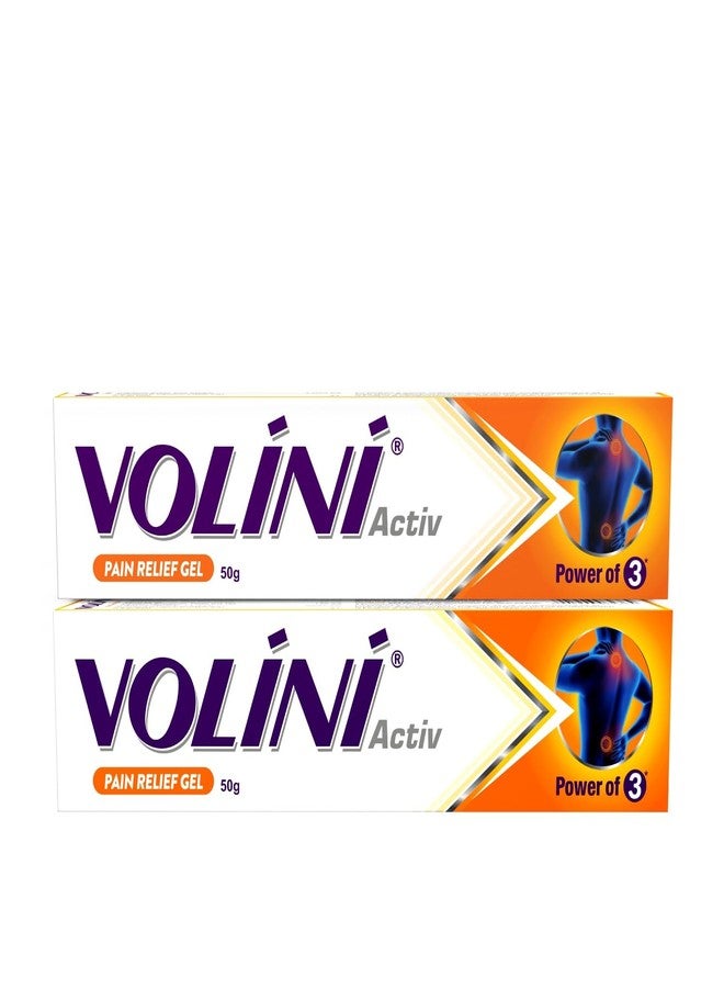 Volini Activ Pain Relief Gel Gel 50 gm (Pack of 2) - Image 1
