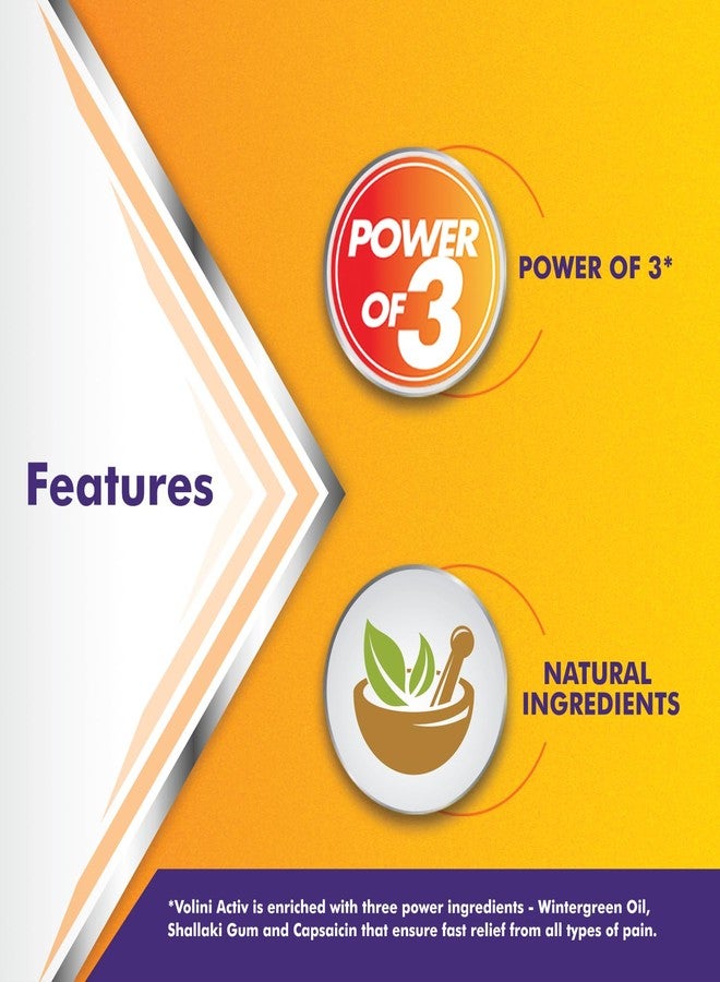 Volini Activ Pain Relief Gel Gel 50 gm (Pack of 2) - Image 5