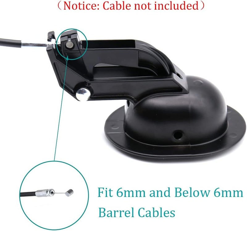 ttmagic Universal Heavy-Duty Metal Sofa Chair Recliner Release Pull Handle Replacement Parts, Fits Ashley, Lazy Boy and Most Recliner Brands, 3.5"L x 3"W x 1.2"H Handle Size - Image 5