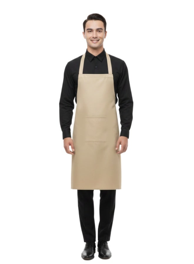 Long apron - beige