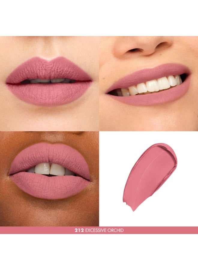 MAKE UP FOR EVER Rouge Artist For Ever - Matte - 212- Excessive Orchid Long Wearing Matte Lipstick - Image 3